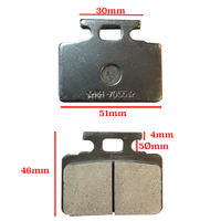 Tonelli Pizza Delivery Scooter Brake Pads TGB ( See Measurements)