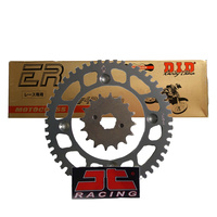 Honda CRF150R (07-19) D.I.D Chain + JT Sprockets Front & Rear Alloy Sprocket Kit