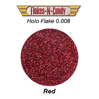 METAL FLAKE GLITTER (0.008) 30G  HOLOGRAM RED