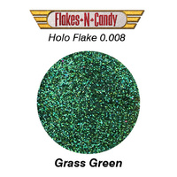 METAL FLAKE GLITTER (0.008) 30g HOLOGRAM GRASS GREEN