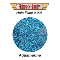 METAL FLAKE GLITTER (0.008) 30G HOLOGRAM Aquamarine