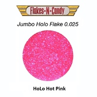 METAL FLAKE GLITTER JUMBO (0.025) FLAKE 30g HOLO HOT PINK