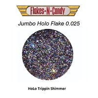 METAL FLAKE GLITTER JUMBO (0.025) FLAKE 30g HOLO TRIPPIN SHIMMER