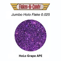 METAL FLAKE GLITTER JUMBO (0.025) FLAKES 30g HOLO GRAPE APE