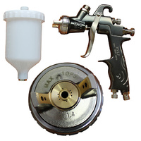 HVLP 1.4mm GRAVITY SPRAY GUN TUPLIP AIR CAP 600ml POT