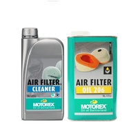 Motorex Foam Air Filter Cleaner & Air Filter Oil Pack 1L