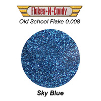 METAL FLAKE GLITTER (0.008) CUSTOM PAINT METAL FLAKES 30G SKY BLUE