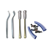 Tyre Fitting Curved Levers &  Billet Ally Lever Set