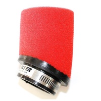 UNI FILTER 50mm Angle Inlet POD Air Filter Red Each