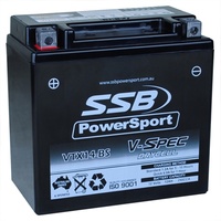 SSB VTX14-BS 12V V-Spec 12Ah & 290 CCA High Performance Dry Cell Battery