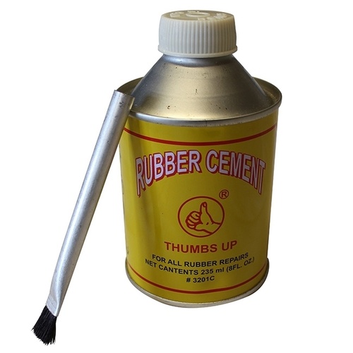 Vulcanizing Cement Glue 235ml Can For Use With Tyre Tube Patches