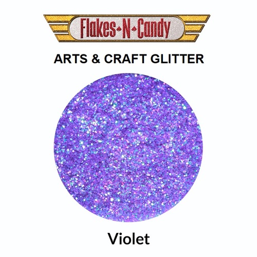 Arts and Craft Glitter Body & Nail Art Glitter 125g Violet