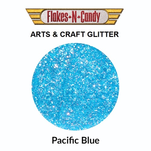 Arts and Craft Glitter Body & Nail Art Glitter 125g Pacific Blue