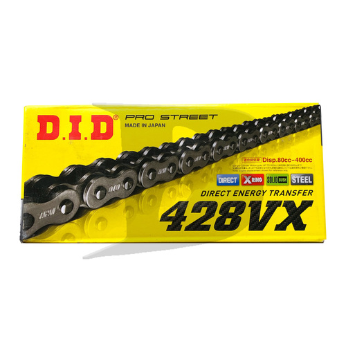 D.I.D 428 X Ring Motorcycle Chain 136 Link
