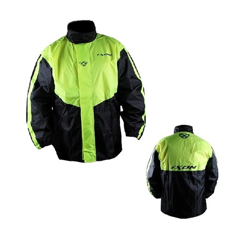 IXON NEON 100 % Waterproof Riding Safety Wet Weather Rain Jacket SMALL
