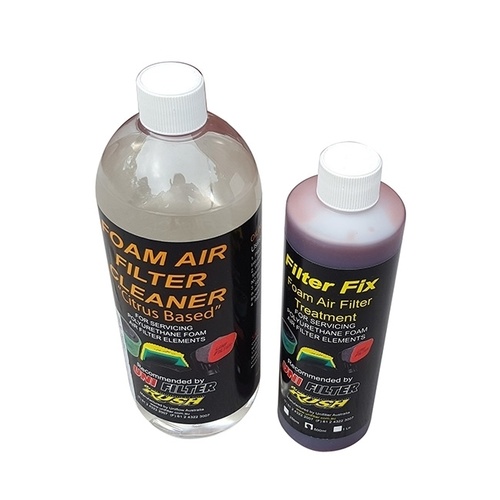 Uni Filter Foam Air Filter 1L Cleaner & 500ml Treatment Oil Kit 