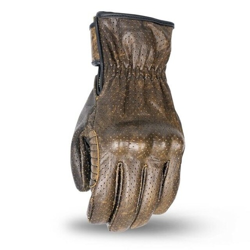 MotoDry Motorcycle & Scooter Riding Gloves Tourer Air Leather Glove Brown