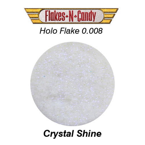 METAL FLAKE GLITTER (0.008) 30G HOLOGRAM Crystal Shine