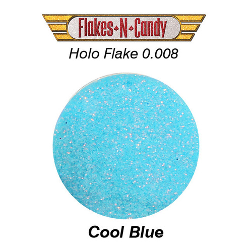 METAL FLAKE GLITTER (0.008) 30G HOLOGRAM Cool Blue
