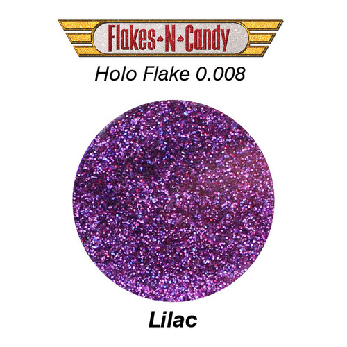 METAL FLAKE GLITTER (0.008) 30G HOLOGRAM LILAC