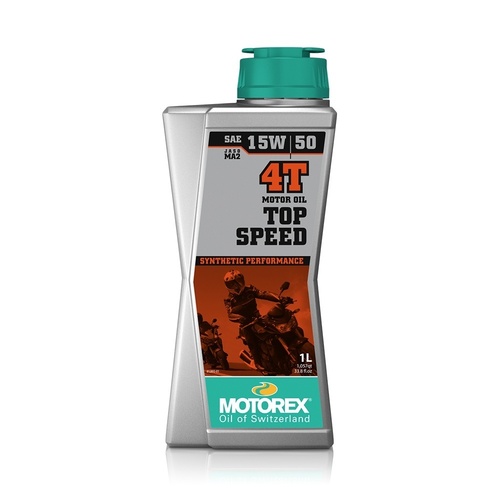 Motorex Top Speed Synthetic 4 Stroke 15W50 Engine Oil 1L 