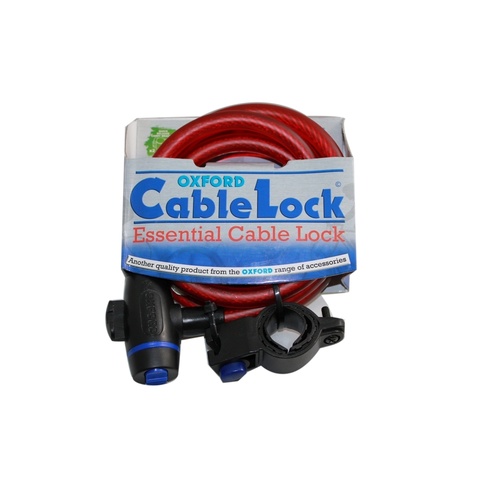 OXFORD Cable Lock 1.8m RED