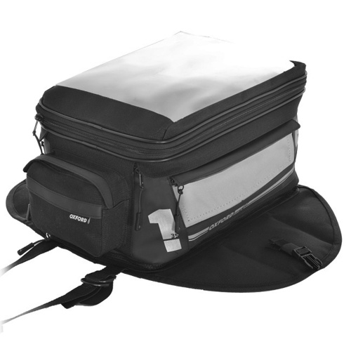 OXFORD F-1 M35 Motorcycle Expendable 35L Tank Bag Black