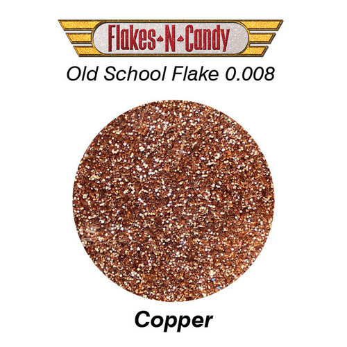 METAL FLAKE GLITTER (0.008) 30G COPPER