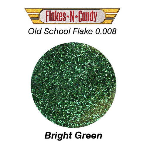 METAL FLAKE GLITTER (0.008) 30G Bright Green