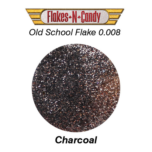 METAL FLAKE GLITTER (0.008) 30G CHARCOAL