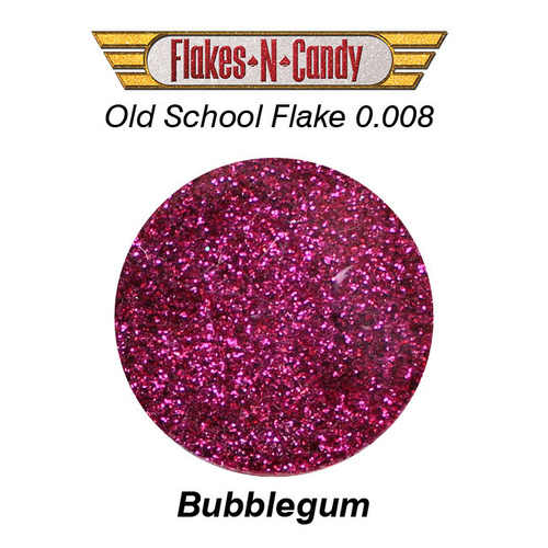 METAL FLAKE GLITTER (0.008) 30G Bubblegum