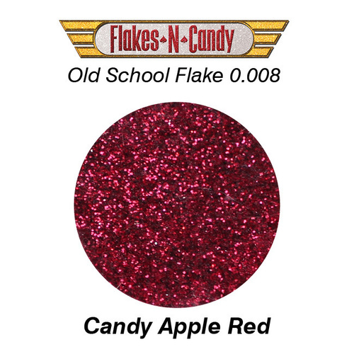 METAL FLAKE GLITTER (0.008) 30G Candy Apple Red