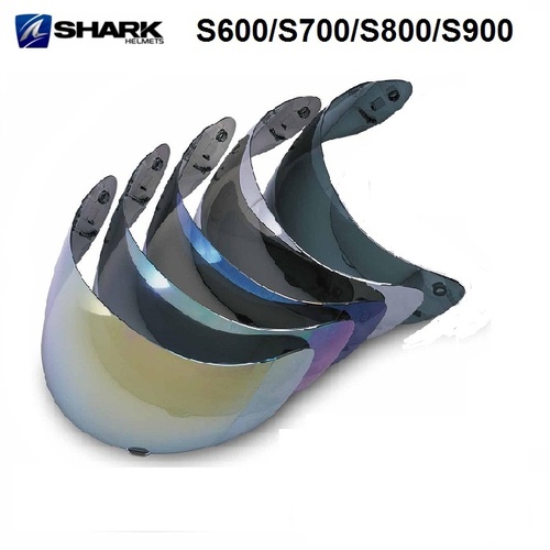 Shark S600 S700 S800 S900 & RIDILL Replacement Helmet Visor Iridium Chrome