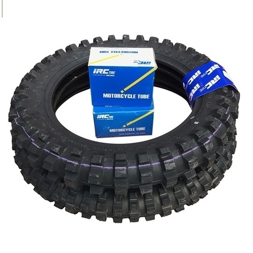 YAMAHA TT-R50, TTR50 (06-20) Front & Rear 2.50-10 Inch Knobby Tyres & Tubes Set