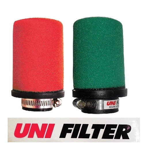 Uni Filter 40mm Straight Inlet POD Air Filter Green