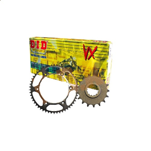 YAMAHA XT250T 4 Valve (84-87) JT Front & Rear Sprocket + D.I.D 520 Chain Kit